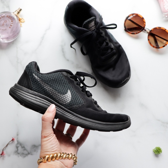 Nike Shoes - NIKE Revolution 3 running shoes black mesh upper